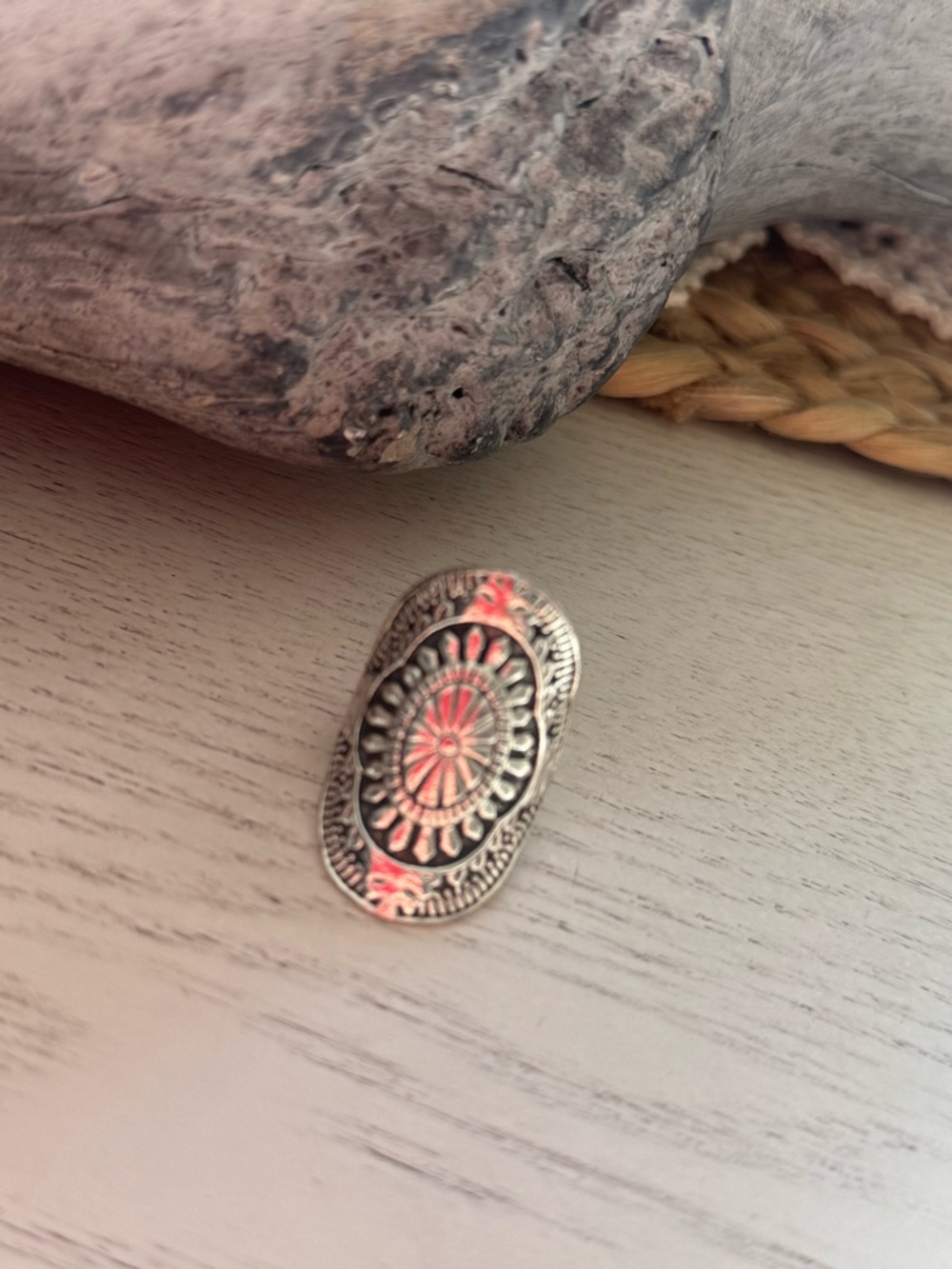 BOHO SHIELD RING SIZE 7 - Picture 4 of 13